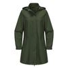 Trench-coat à manches longues pour femme, veste à capuche amovible, coupe-vent anti-éclaboussures, vêtements d'extérieur fins pour l'automne et le printemps
