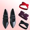 1 Pair High Heel Shoes Anti-Loose Straps High Elastic With Buttons Women High Heel Shoes Accesories
