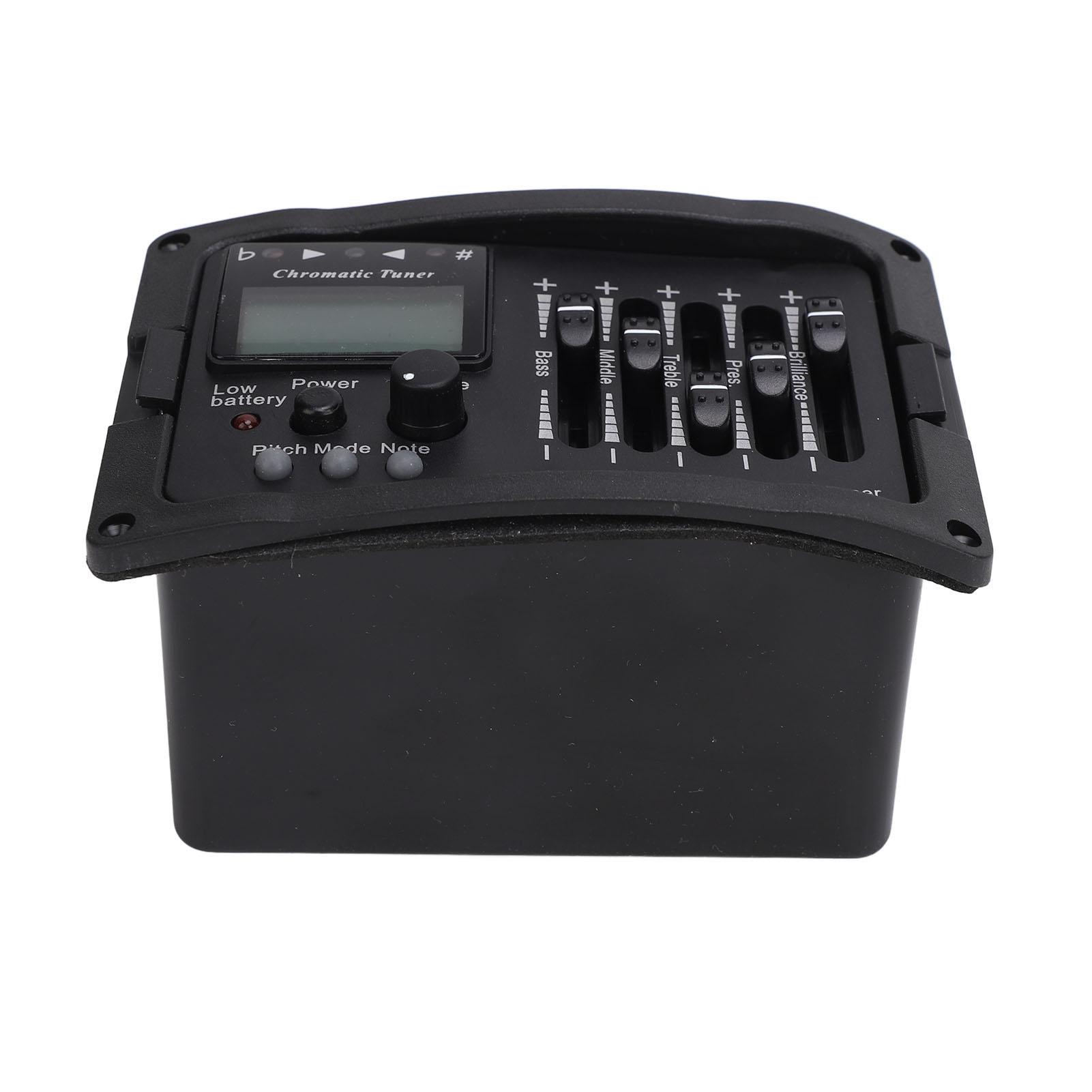 

TEQ 5 Акустический гитарный предусилитель эквалайзер 5-полосный профессиональный гитарный предусилитель эквалайзер с тюнером