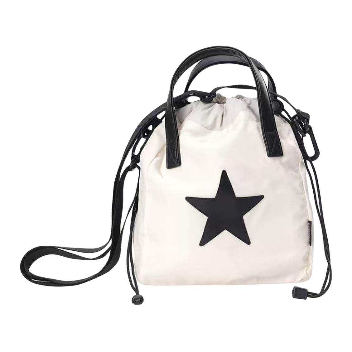 

Converse Drawstring Closure Fashion Versatile Handbag Unisex handbags White UA5953-W2Y White
