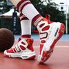 39-46 Giovane Adulto Grande Antishock Antiscivolo Resistente all'Usura Traspirante Alla Moda Outdoor Scarpe da Basket Alte