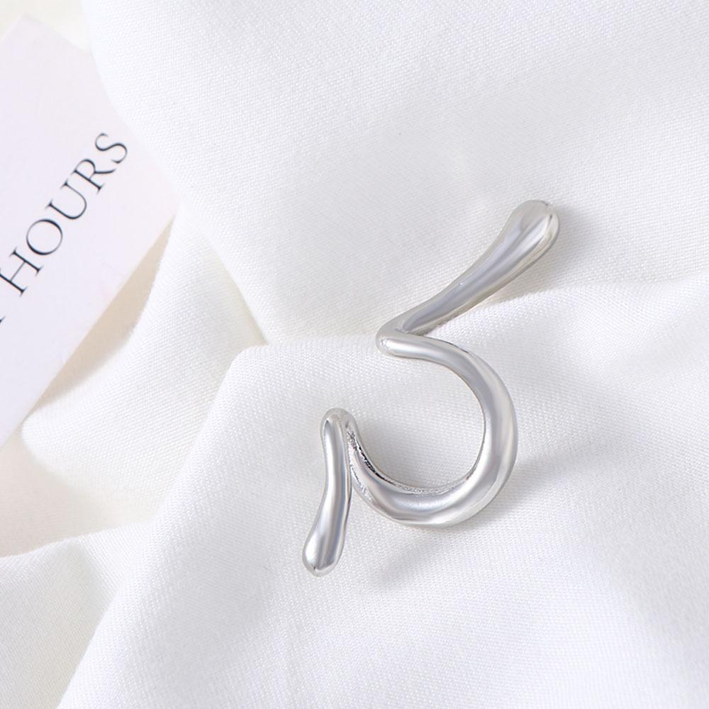 Women Geometric Earring Without Piercing Cartilage Earring Snake Shape Ear Cuff Clip On Earrings