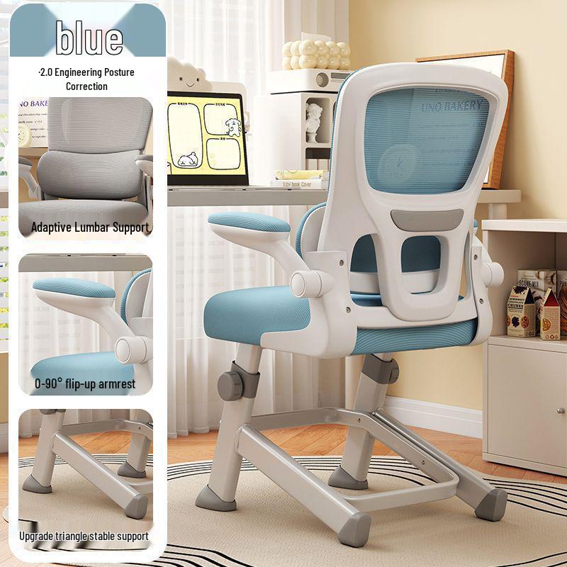 Adjustable Ergonomic Study Chair for Teens - Posture Corrective for Junior and Senior High School Students