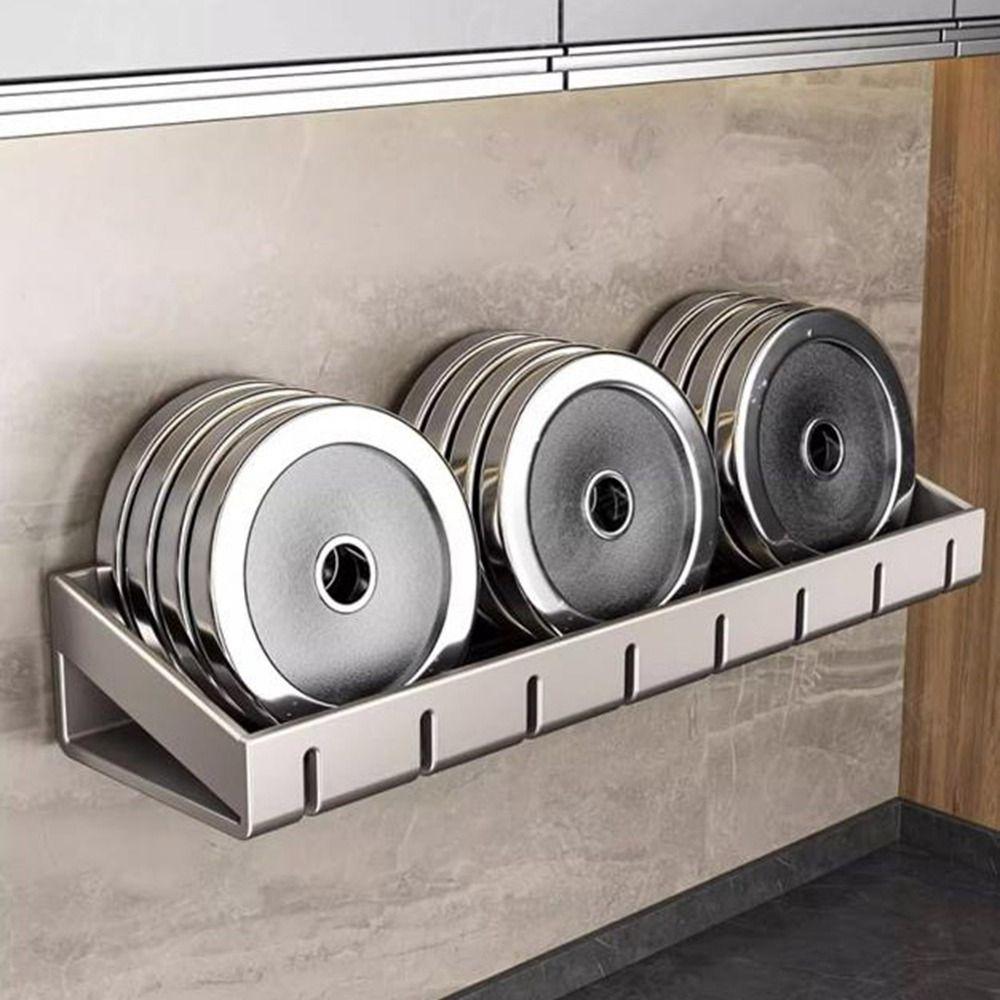 Wall Mounted Spice Storage Rack Non-Punching Condiment Rack  Bathroom