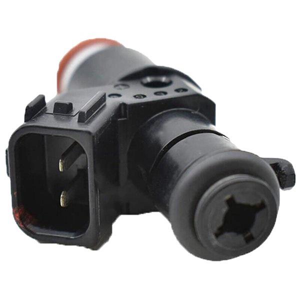 Single Black Fuel Injector, Metal & Plastic Constructed, Compatible with Car Engines