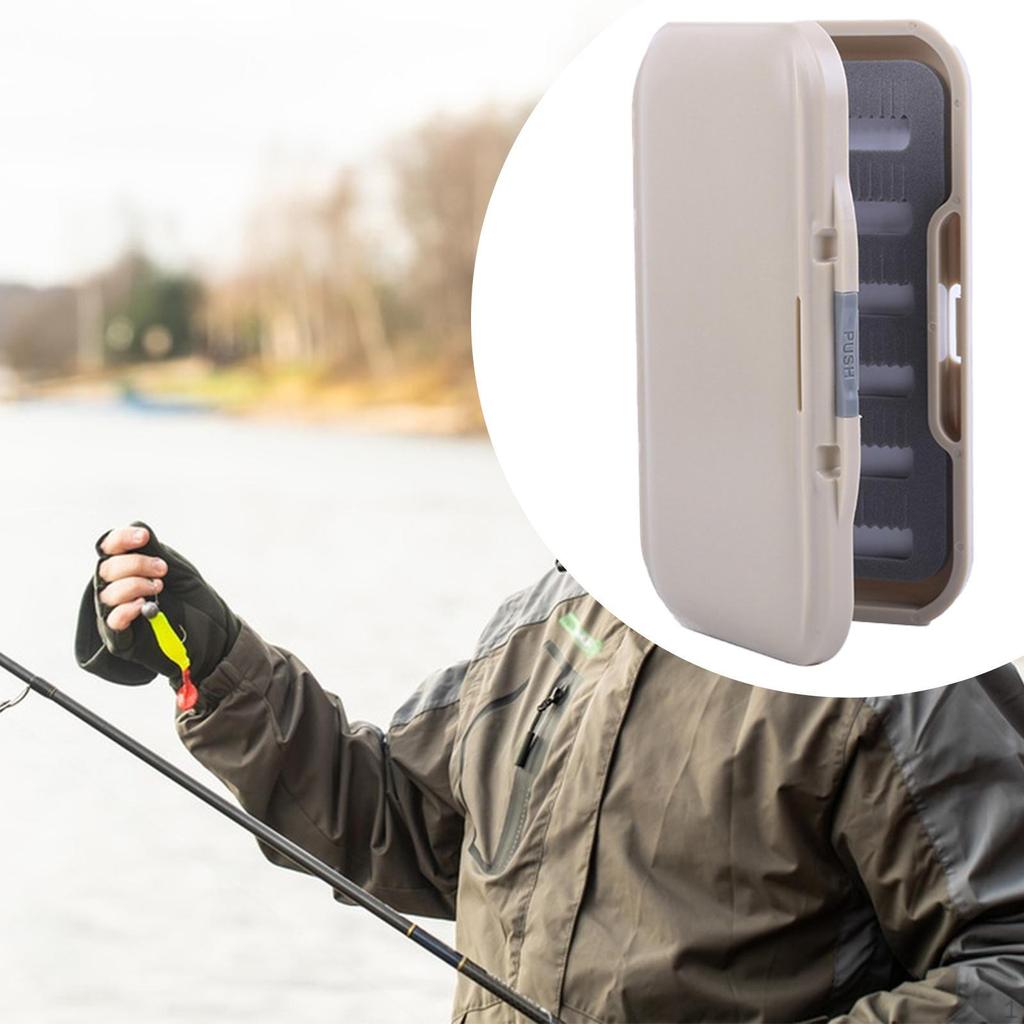 Compact Double Sided Container for Fly Fishing Hooks