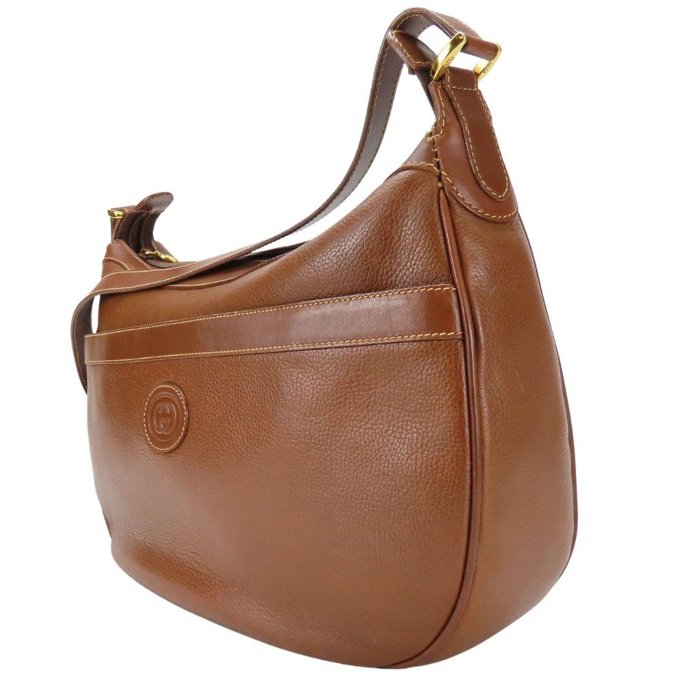 Used GUCCI Shoulder Bag 001.104.0931 leather Brown casual