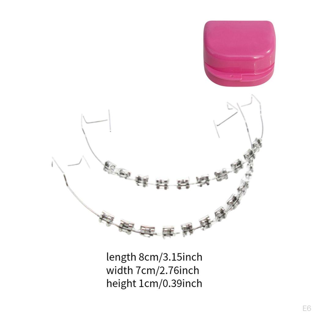 Temporäre Zahndekoration DIY Farbige Zahnspangenkette für Jugendliche Kinder