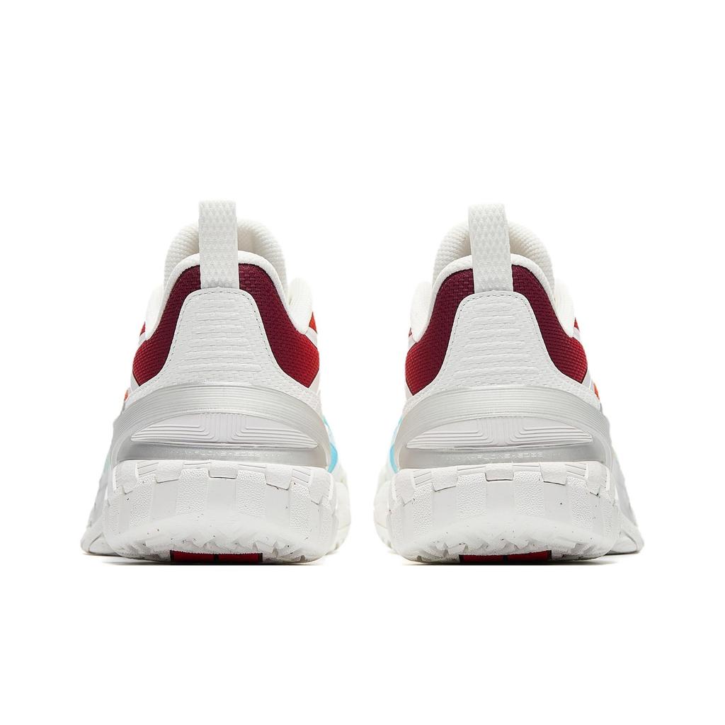 Anta Air Zone 6 Rainbow Concrete Nemesis Outdoor Shock Absorption Anti-Slip Low-Top Basketball Shoes Men Sneaker White Blue Yellow 912541602Q-8