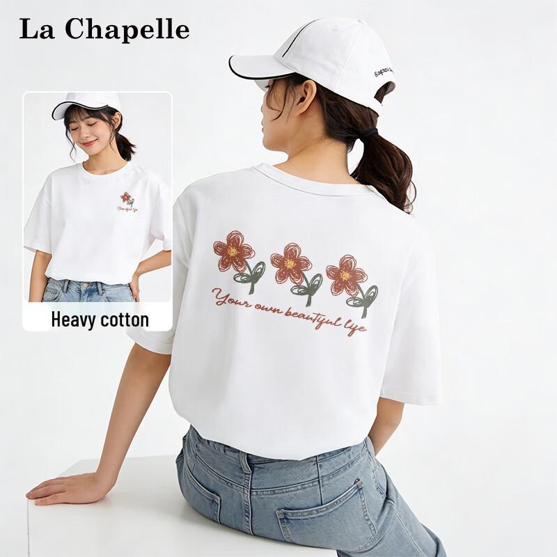 Женская свободная хлопковая футболка с коротким рукавом La Chapelle 2XL