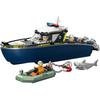 LEGO City Police Boat Chase Toy - Birthday Present, Building Blocks, Educational Toy for Boys and Girls, Ages 6, 7, 8, 9, Includes Police Car, Vehicle