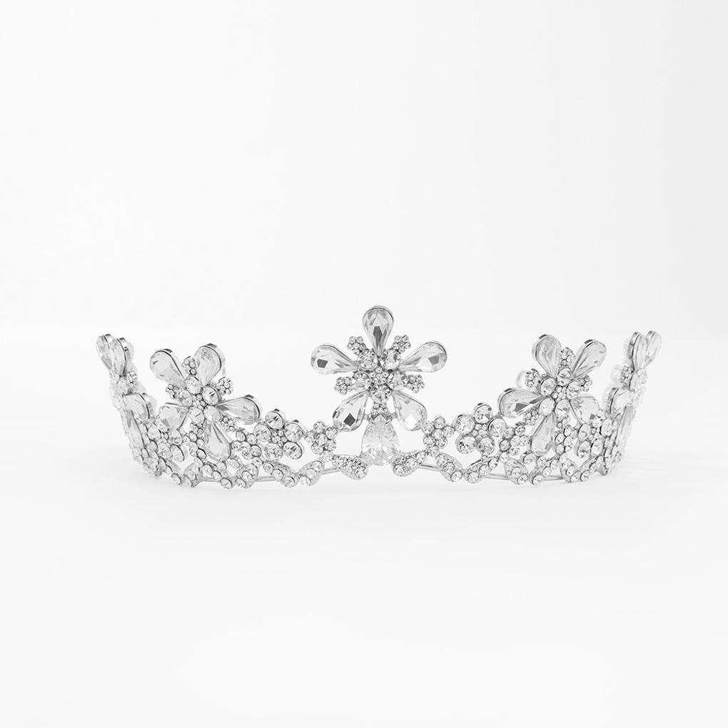 Women's Alicia Tiara Accessory Crown Bridal Hair Ornament