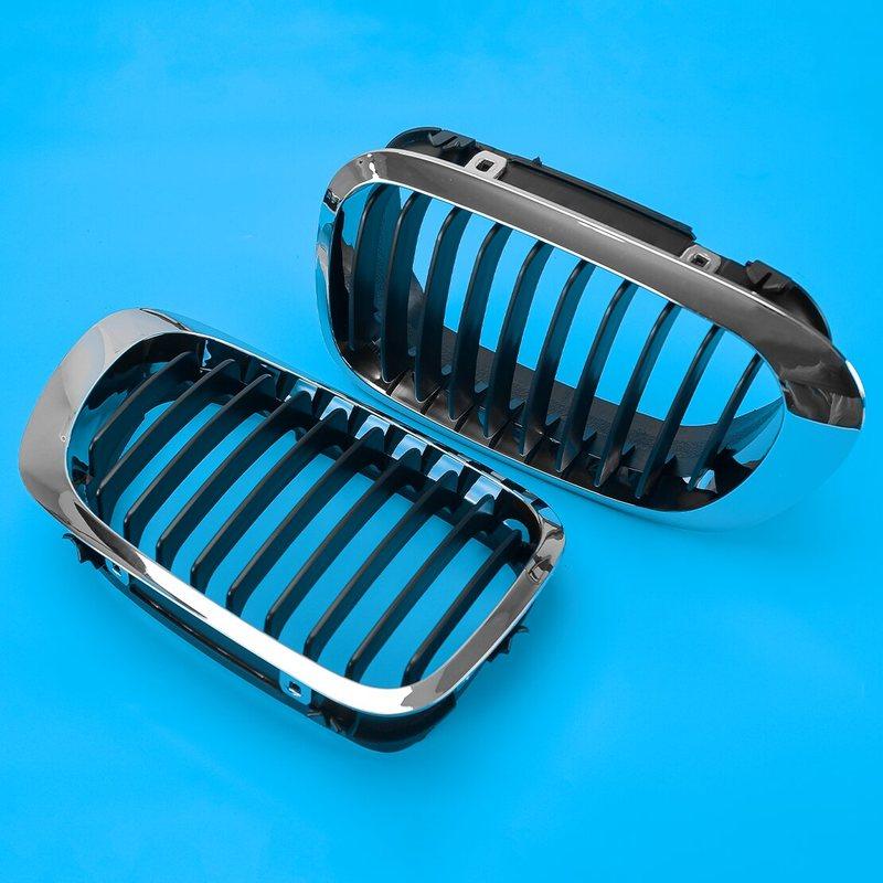 

51138208684 51138208685 51138208686 1 Pair Front Bumper Hood Grilles Fit for BMW 3 E46 M3 Cabrio Coupe 51138208683