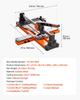 600 mm Manual Tile Cutter, Spring-Loaded Base Cutting Tool with Adjustable Angle Fence, Tungsten Carbide Cutting Wheel, Precision Alignment Guide, for
