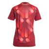 Adidas Germany 25 Womens Team Away Jersey Comfortable Fashion Simple Versatile Solid Color Football Shirt Women Jersey Academy-Red JF2607