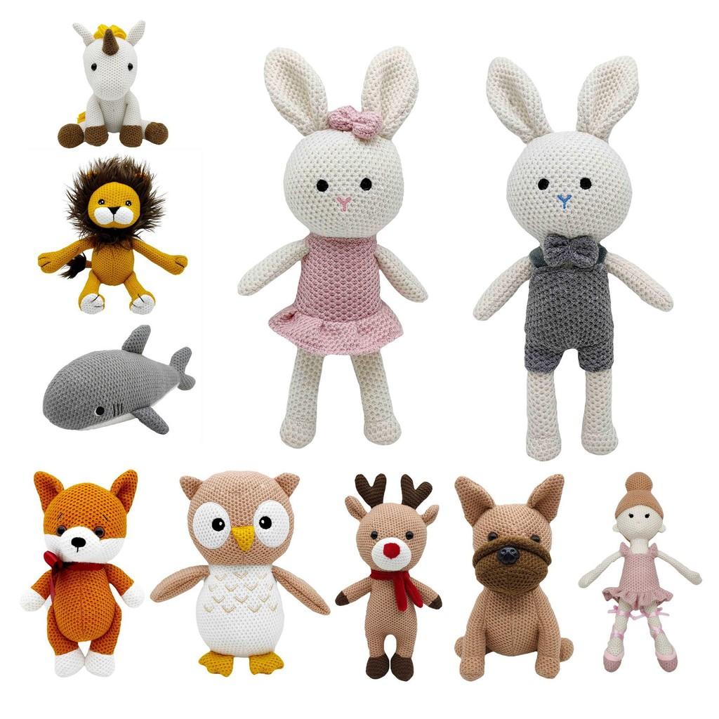 Handmade Crochet Amigurumi Plush Doll Collection Adorable Animal Characters In Soft Pp Cotton