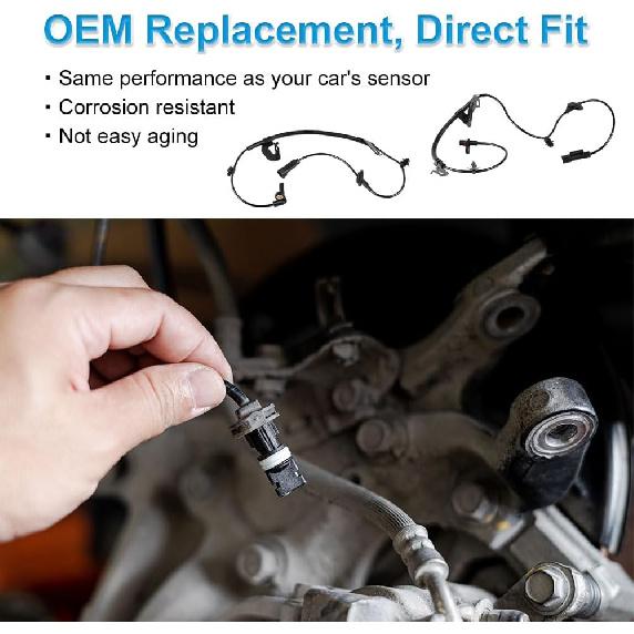 4 Pcs ABS Wheel Speed Sensor Compatible with Dodge Caliber 2007 2008 2009 2010 2011 2012, Jeep Compass Patriot 2007 to 2016, Replacement for