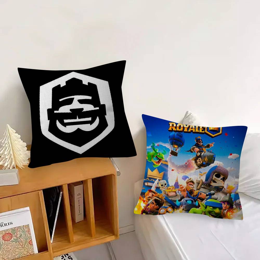 Game C-Clash-es R-royale Classic  Pillow Cover for Bedroom Room and Living Room Sofa Decorative Cushion Cover