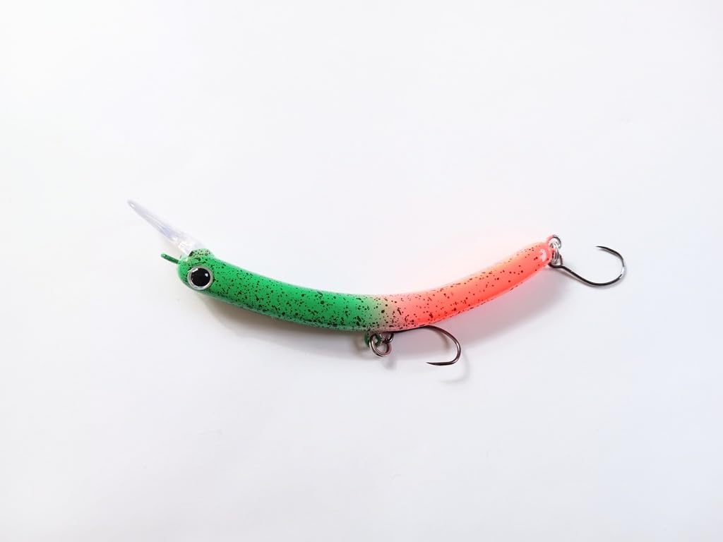 Slimy Crankbait Barbless for and Other Char In Managed Fishing Features a Biological Movement and a Ideal for Bass Brown Black Rainbow and C of 5