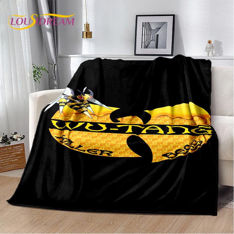 Wu T-TANG Clans Series Sign Soft Plush Blanket,Flannel Blanket Throw Blanket for Living Room Bedroom Bed Sofa Picnic Cover Kids