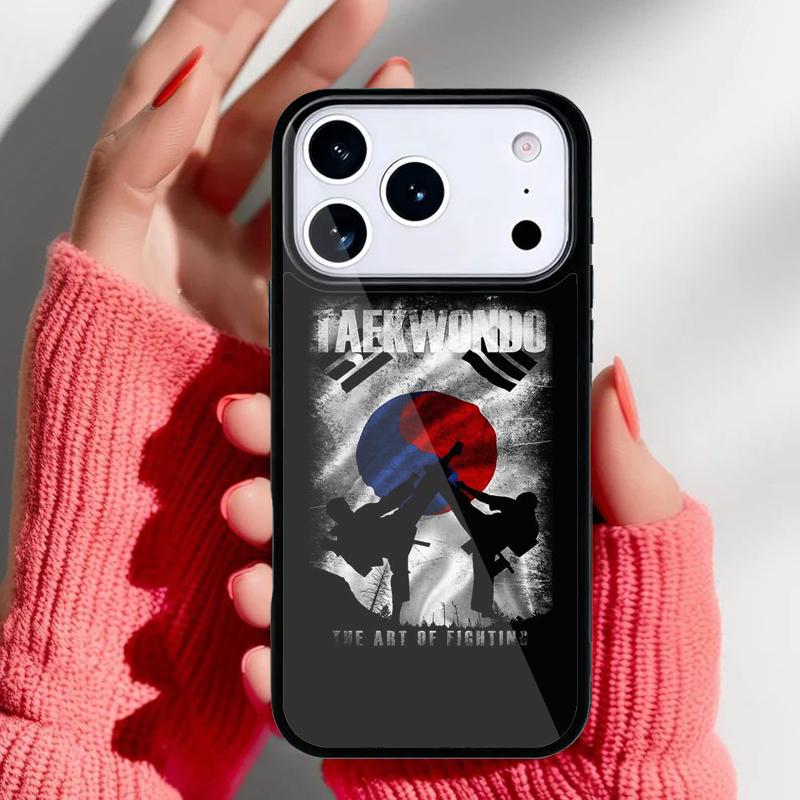 Kungfu Taekwondo Phone Case for iPhone 17 16 15 14 13 Pro Max Back Cover for 12 11 Pro Coque