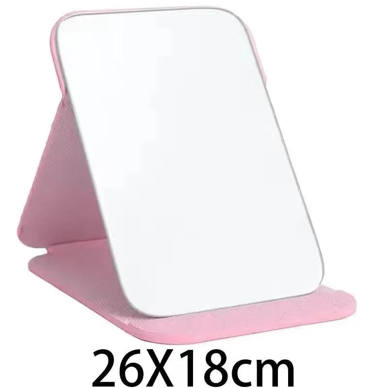 Large Folding Portable Vanity Mirror for Desktop or Dorm