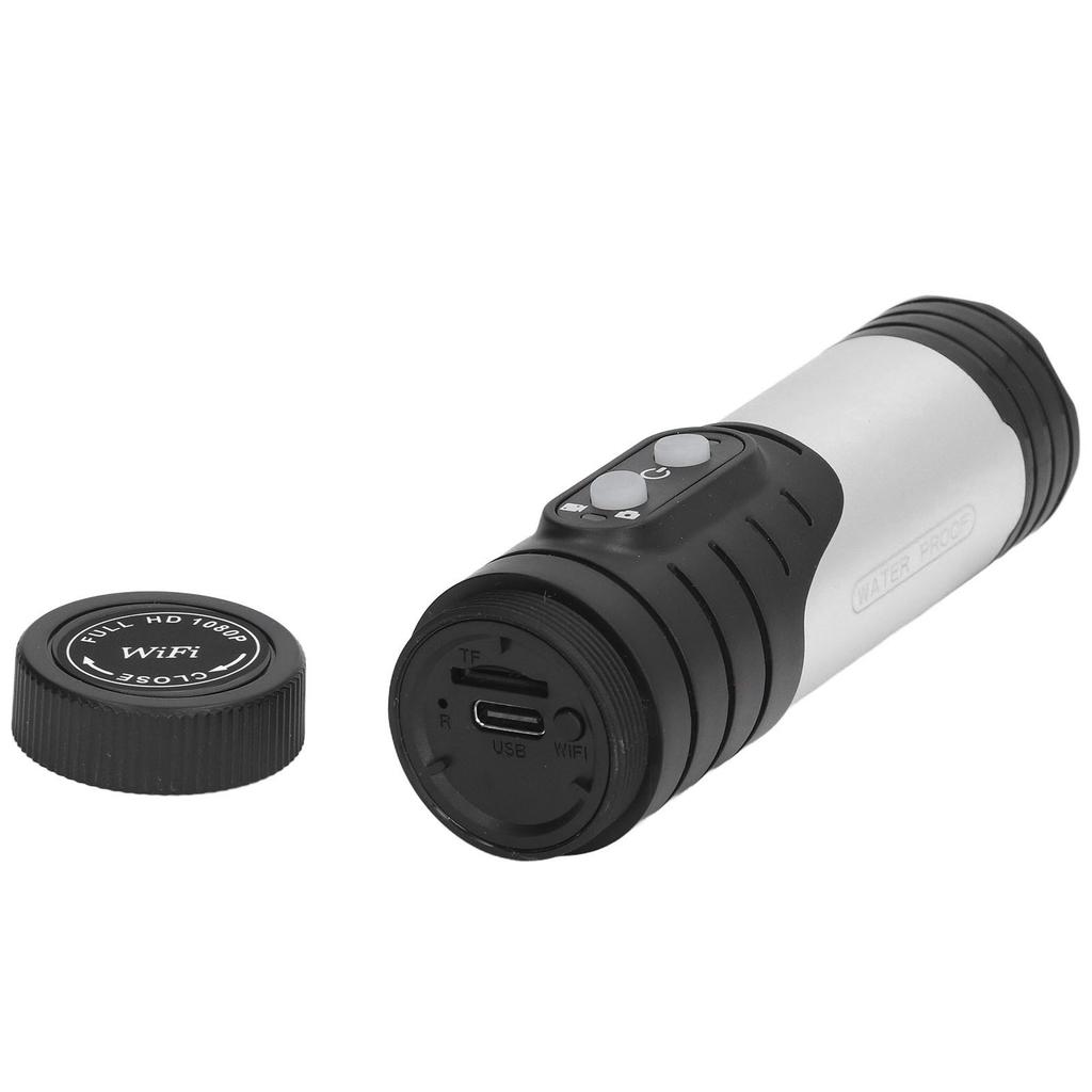 HD 1080P Bike Motorcycle Helmet Camera WiFi Flashlight Camera Anti Shake Waterproof Sports DV H68A