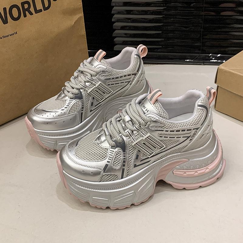European Station Internet Celebrity Dad Shoes Women Ins Tide 2025 Spring New Korean Version Fashion Trend Platform Sports Shoes