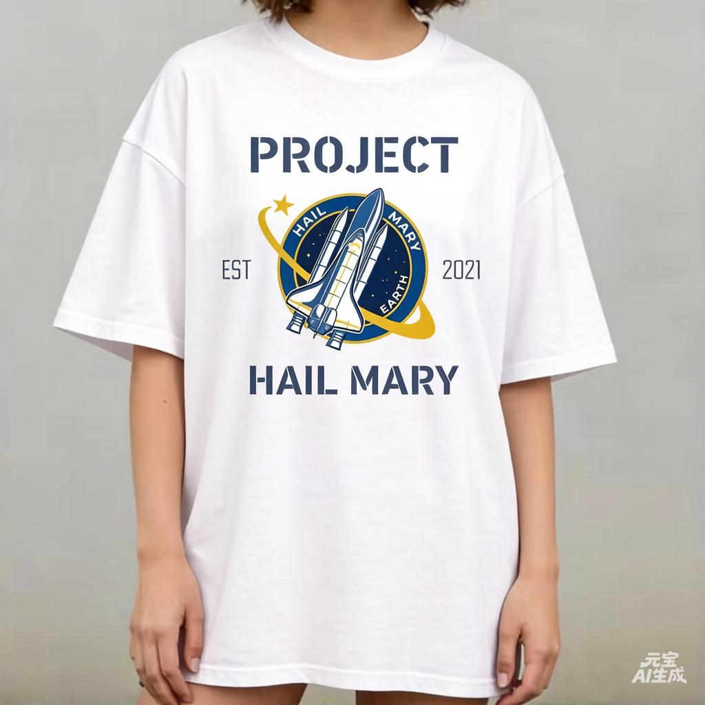 2026 Project Hail Mary Ryland Grace Rocky Graphic 100Cotton Unisex Shirt Summer New Fashion Unisex Oversized Tshirt Fan Gift