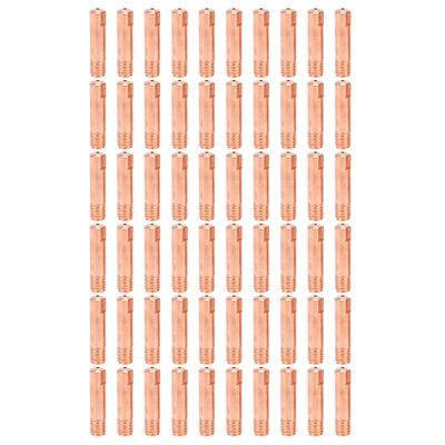 60 Piezas Punta de Contacto MIG Soldadura Cobre Conductivo Boquilla para Accesorios de Soldadura 15AK x 0.9