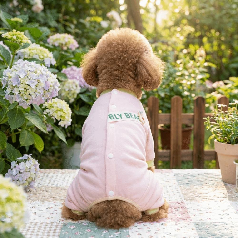 Long Sleeves Dog Four-Legged Clothes Soft Dog Recovery Suit Dog Pajamas Belly Protection