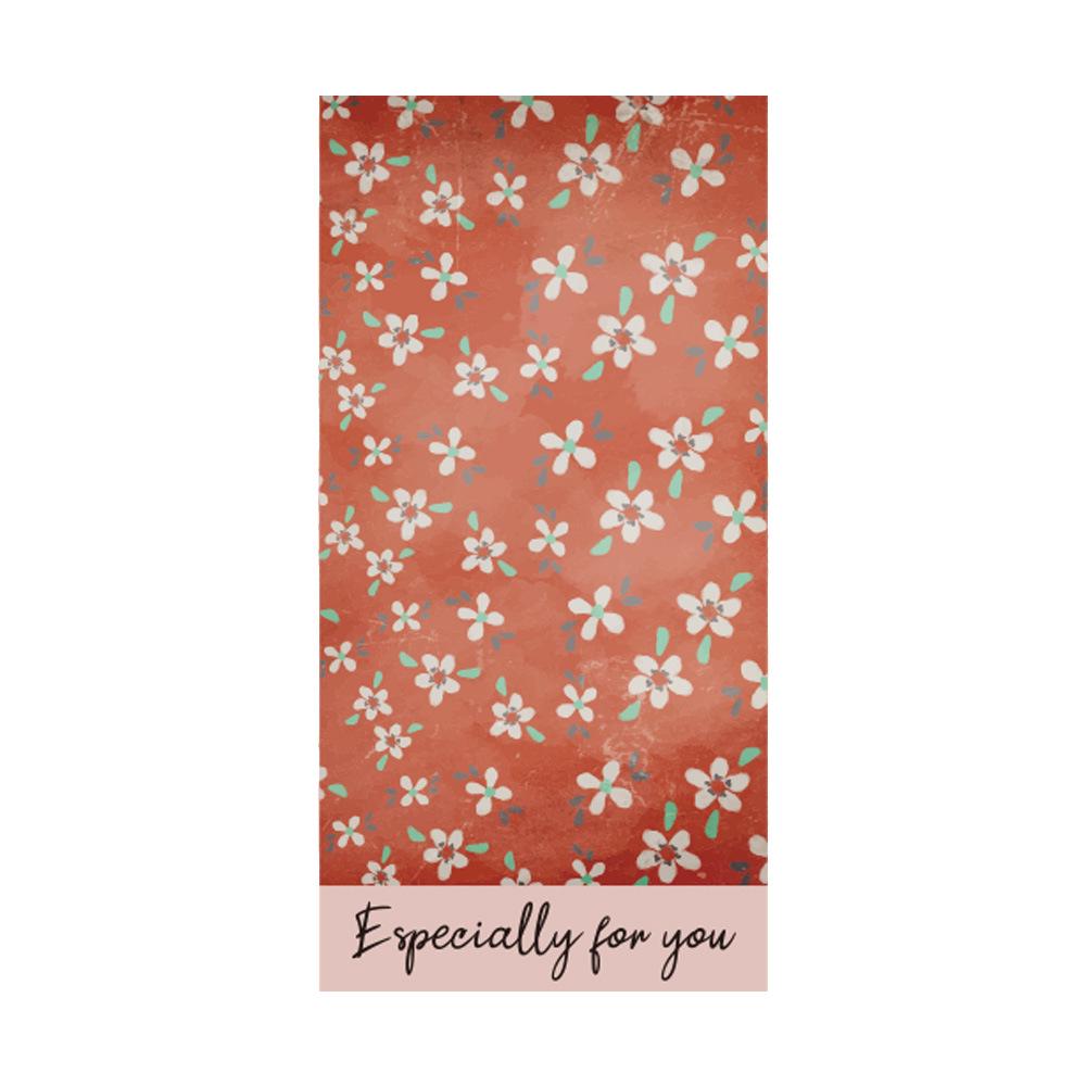 

Floral Rectangular Gift Box Sealing Stickers