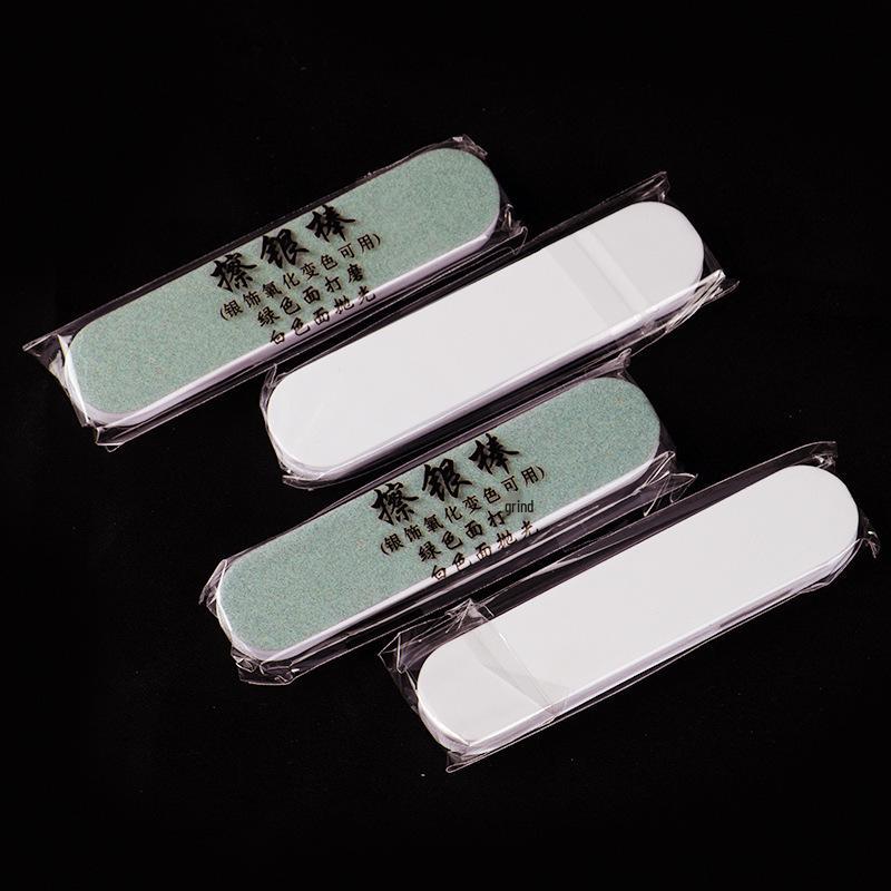 Silver Polishing Stick for Jewelry, Cultural Items & Nails - Double-Sided Block Tool