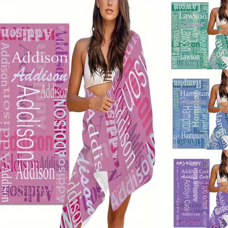 

1 х 70*150 см/27,5*59 дюймов, пляжное полотенце для пляжной вечеринки у бассейна, подходит для мужчин и женщин в праздничных пляжных бассейнах