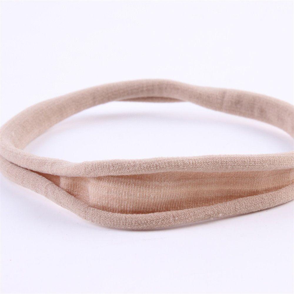 Dehnbares Einfaches Elastisches für Mädchen Jungen Spandex Nahtloses Stirnband Haarschmuck Kopfbedeckung Haarschmuck