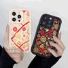 Chinese Blessing Pattern Phone Case for IPhone 14 15 16 Plus 13 12 11 16 Pro Max 12 Mini XS Max TPU Protect Cover