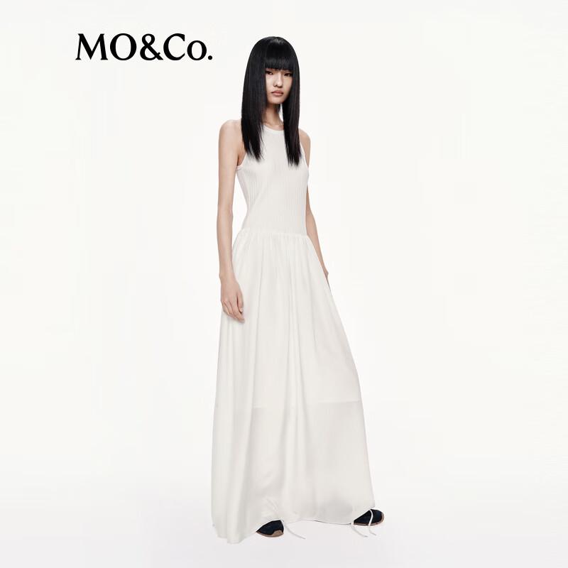 

MO&Co. Spliced Off-Shoulder Maxi Dress XS / 155