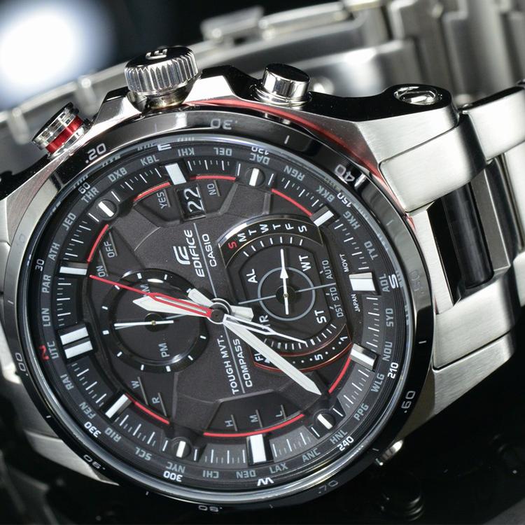 CASIO Men EDIFICE Black Watch EQW-A1200DB-1A EQW-A1200DB-1A