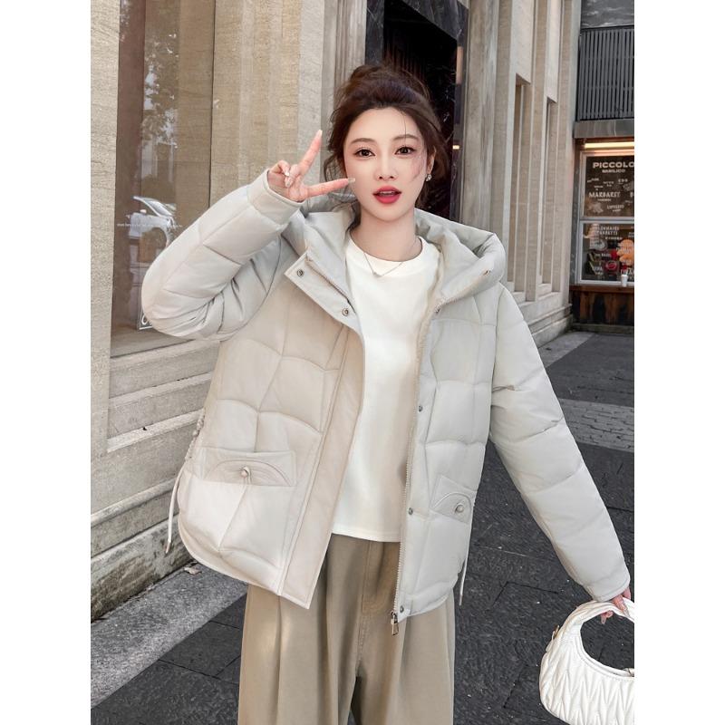 Large size short cotton-padded clothes for women's winter new casual plus fat plus bread loose cotton-padded jacket