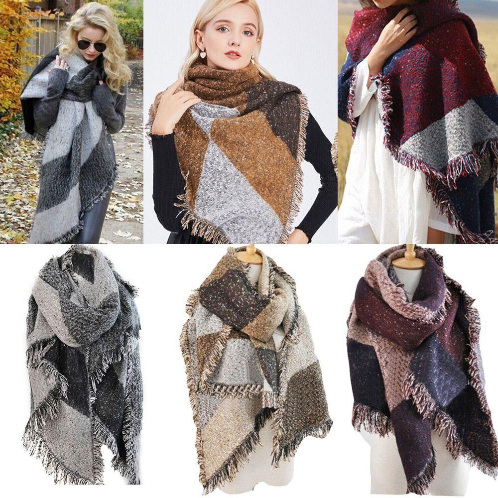 

Модный удлиненный женский платок, подходящий по цвету шарф, теплые шарфы, шерстяной шарф из пашмины