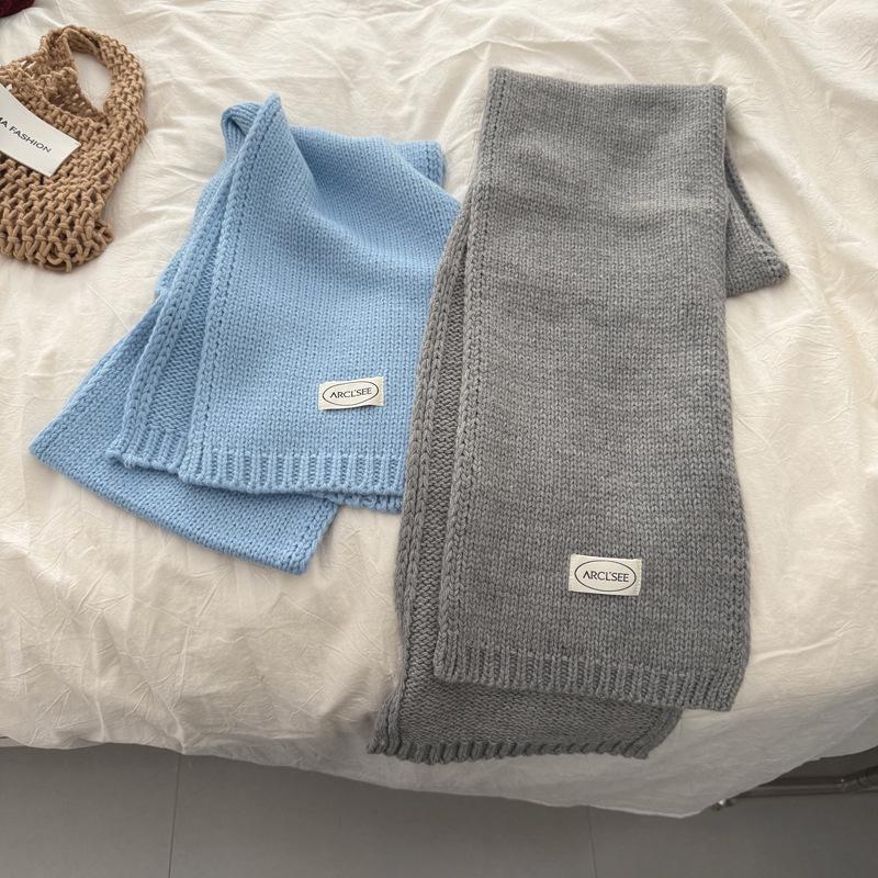 Luxury Thickened Wool Shawl Scarf: Versatile & Stylish INS Korean Design for Couples In Autumn/Winter
