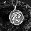 Stainless Steel Witchcraft Pentagram Necklace for Men Jewish Hebrew Four Letter Solomon Pendant Rune Amulet Jewelry