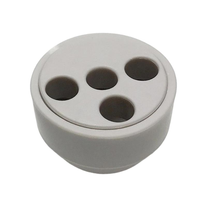 

Decorative Elastic Rope Protectors Adjustable Cord Stoppers Plastic Safety Knots Cover for Craft Backpacks Strap серый