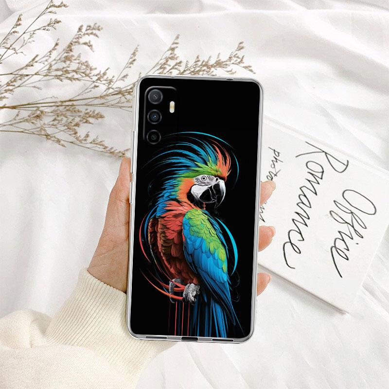 

Parrot bird Transparent Phone Case for Motorola Moto Edge 20 30 40 50 S30 Fusion Ultra Pro Neo Lite + G200 G23 Motorola Edge 30 Neo