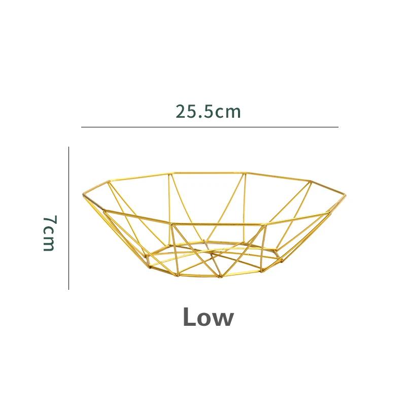 Bol cu fructe suport pentru tort Farfurii veselă Vase Farfurie pentru gustări Coș cu fructe din fier Farfurie creativă pentru fructe Coș de depozitare pentru gustări și bomboane