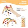 Pikler Dreieck Set 5in1 Montessori Kletterspielzeug Kleinkinder Groß Bunt