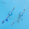 Kawaii Sweet Star Bow Phone Charms Подвеска Милая Бабочка Бисерный Брелок Ручной Работы Для Женщин Девочек Сумка Украшения Подарки