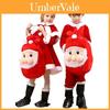 Weihnachtskostüm Für Kinder Rotes Weihnachtsmann-Outfit Mit Samtstoff