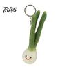 Pepper Keyring Pendant Felt Cartoon Vegetable Fruit Keychain, Garlic Pearl Mangosteen Corn Eggplant Bag Accessory Pendant, Handmade Keychain Backpack
