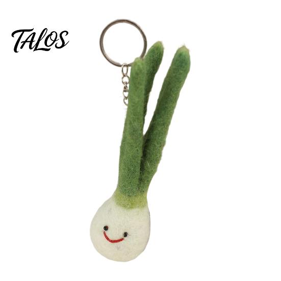 Pepper Keyring Pendant Felt Cartoon Vegetable Fruit Keychain, Garlic Pearl Mangosteen Corn Eggplant Bag Accessory Pendant, Handmade Keychain Backpack